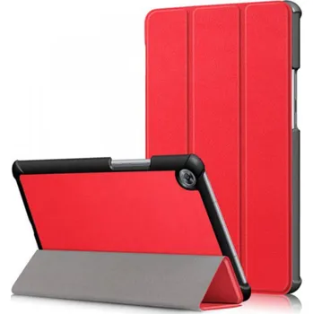 Pouzdro na tablet 2v1 Smart flip cover + zadní plastový ochranný kryt pro Lenovo Tab M10 Plus (3.generace) - červený
