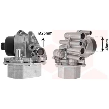 Chladič motoru Olejový chladič, motorový olej VAN WEZEL 40013400