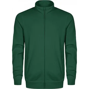 Pánská mikina EXCD by Promodoro Pracovní mikina se stojáčkem na zip z nečesané tkaniny Barva: Zelená lesní, Velikost: S CD5270