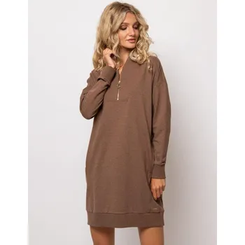 Dámské šaty Dámské šaty Heavy Tools VURSULA O4W23364FF Coffee Velikost: XL