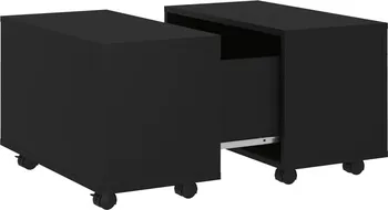 Konferenční stolek Konferenční stolek z dřevotřísky 60 x 60 x 38 cm černý