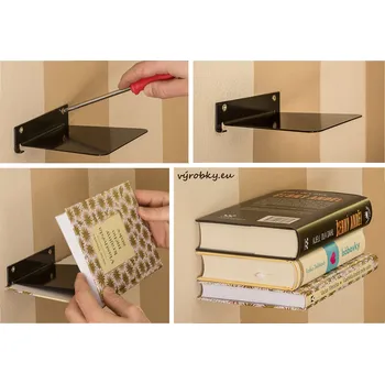 police behani.cz Neviditelná police na knihy 6 kg