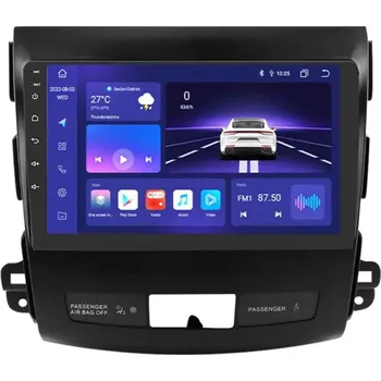 Autorádio HIZPO KXMSBLD92 Autorádio 9" Android pro Mitsubishi Outlander 2, Peugeot 4007, Citroen C-Crosser Varianta: A - Bez RockFord, Model: S9004 (4+32GB)