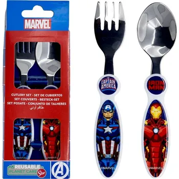 dětský příbor STOR Dětský příbor Avengers Invincible Force ergonomický