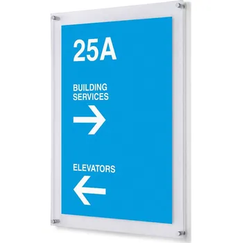 Jansen Display Plexi tabule A2 s ozdobnými šrouby FS25