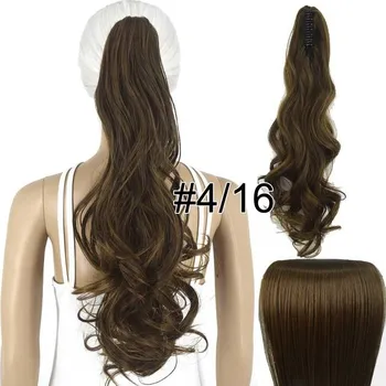 Příčesek Syntetické vlnité vlasy pro prodloužení | 55 cm - 4-16