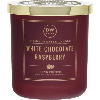 Svíčka DW HOME Vonná svíčka ve skle White Chocolate Raspberry, střední
