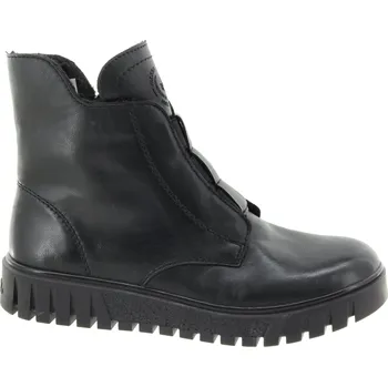 Dámské kozačky RIEKER Dámský černý kožený kotník Y3458-00-265 Velikost 38