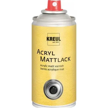 barva a nátěr na dřevo Kreul Lak ve spreji akrylový matný 150 ml - univerzální