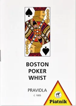 Příslušenství ke karetním hrám Piatnik Pravidla: Boston, Poker, Whist