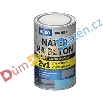barva na beton Rokospol Barva na beton Roko Probet Barva: Bledě zelená 6011, Velikost: 5 kg
