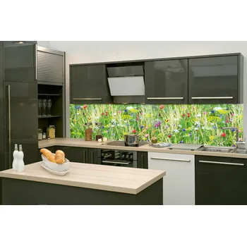 Fototapeta Samolepicí fototapeta na kuchyňskou linku Květinová louka 260 x 60 cm / KI-260-172 / Fototapety do kuchyně Dimex