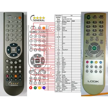 Dálkový ovladač LOGIK 19LW2716E - kompatibilní značkový dálkový ovladač General