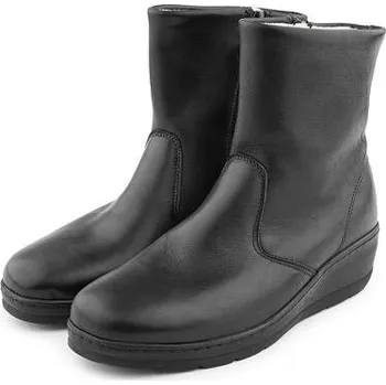 Dámská zimní obuv Vlnka Dámské kožené důchodky s ovčí vlnou černá velikost obuv dospělí 38