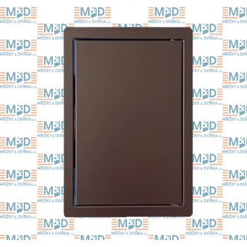 Revizní dvířka Revizní dvířka 200x400 mm hnědá tlačný magnet (200*400 mm revizní dvířka hnědá tlačný magnet)