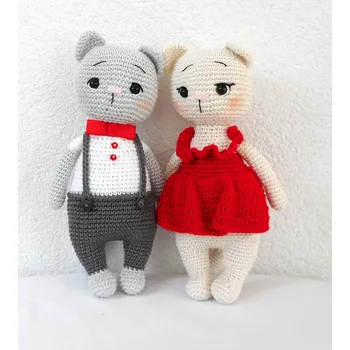 úložný prostor na hračky Design link | Háčkovaná kočička 0151165