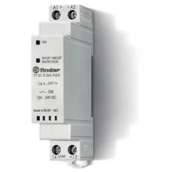 Relé Relé polovodičové, 1Z/15A/24V DC, 24V DC 77.01.9.024.9024
