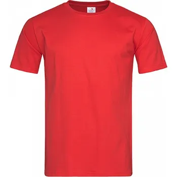 Pánské tričko Stedman Lehké slim-fit tričko Classic-T pod košili Barva: červená skarletová, Velikost: XL S2010