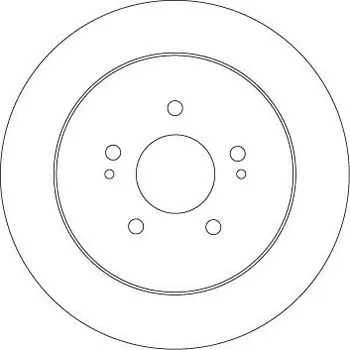 Brzdový kotouč Brzdový kotouč TRW DF6909