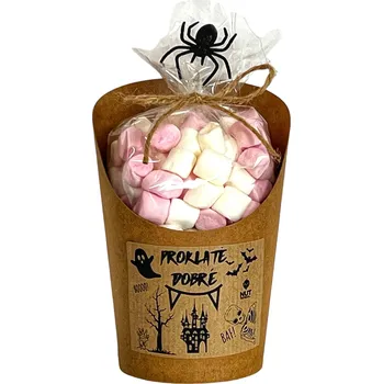 Bonbon Nutworld.cz MARSHMALLOW v celofánku a kelímku 70g - PROKLATĚ DOBRÉ