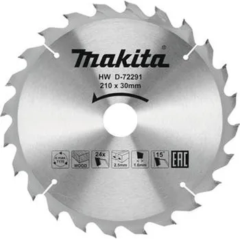 Pilový kotouč MAKITA D-72291 Pilový kotouč dřevo 210x2,5x30mm 24Z free_store_pickup