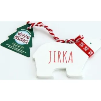 Vánoční dekorace Vánoční dekorace lední medvěd JIRKA - neuveden