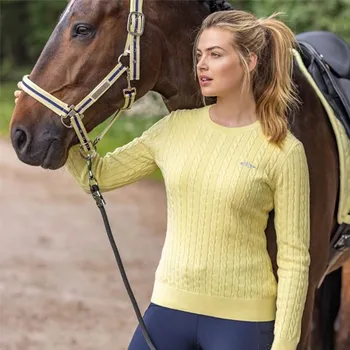 Jezdecká mikina Dámský svetr HV Polo Deanne Lemonade L