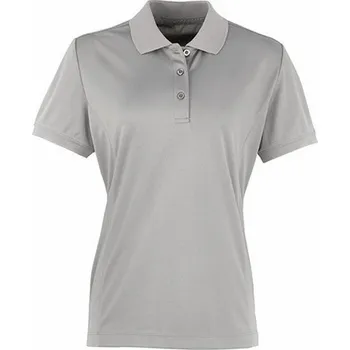Premier Workwear Prodloužená dámská polokošile Coolchecker Piqué Barva: stříbrná, Velikost: L PW616