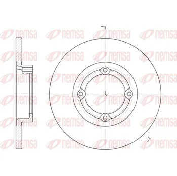 Brzdový kotouč Brzdový kotouč REMSA 6606.00