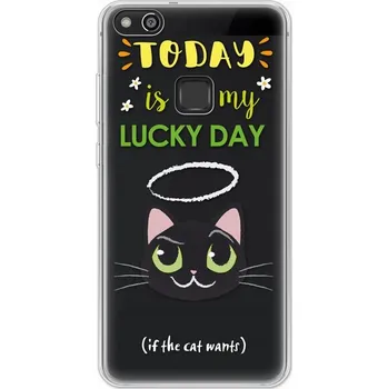 Pouzdro na mobilní telefon Pouzdro 4-OK Cover 4U HUAWEI P10 LITE lucky cat