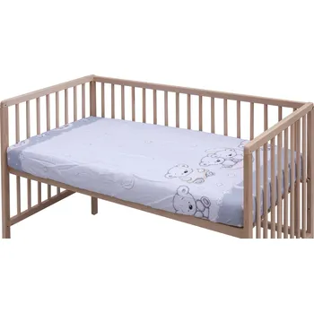 Prostěradlo Prostěradlo do postýlky - Scarlett Toro - 120 x 60 cm - šedé