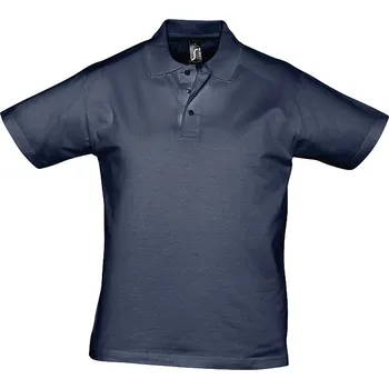 Pánské tričko Sol's Bavlněná polokošile Prescott pro denní nošení Barva: modrá námořní, Velikost: XL L538