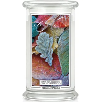 Svíčka Kringle Candle svíčka Novembrrr (sójový vosk), 623 g