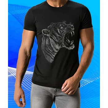 Chlapecké tričko tričko hlava tygra II 5XL (tričko s tygrem hlava )