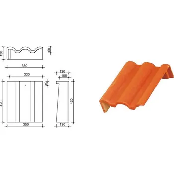 betonová krytina Terran Taška pultová levá DANUBIA EVO carbon