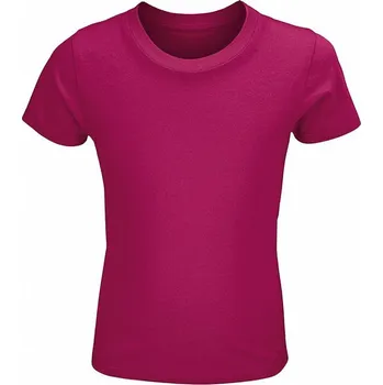 Chlapecké tílko Sol's Dětské tričko Crusader z organické bavlny s přírodním enzymem 150 g/m Barva: Fuchsia, Velikost: 2 roky (86/94) L03580