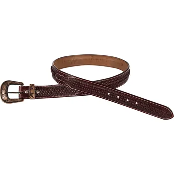 Opasek Pool's Pásek kožený Basket Pool's, tmavě hnědý Délka: 102 cm