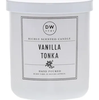 Svíčka DW HOME Vonná svíčka ve skle Vanilla Tonka, střední