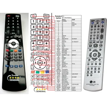 LG 6711R1P091C - kompatibilní značkový dálkový ovladač General