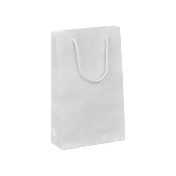 Papírová taška bílá Siena 160x60x260 mm