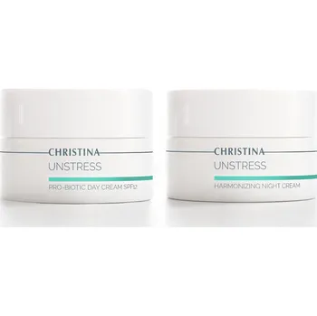 Pleťový krém Christina Cosmeceuticals Probiotický krém a vyrovnávající noční krém Unstress