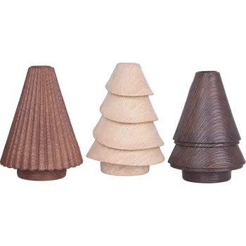 Bytová dekorace Svícny z umělého kmene v sadě 3 ks – Ego Dekor ID_1511862