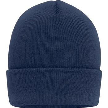 Čepice Daiber - čepice Pletená čepice High Brim Beanie Barva: Modrá námořní