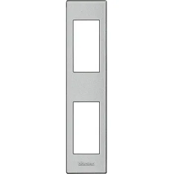 Elektrická zásuvka BTICINO Rámeček LND4812TE LLT 2 moduly Tech LND4812TE