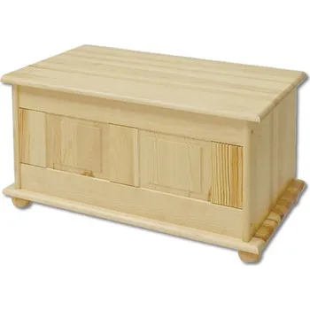 Truhla Dřevěná truhla z masivu borovice KS102 - 86/48/45cm (š/v/h)