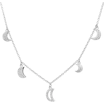 Náhrdelník Stříbrný náhrdelník - měsíce - AP535-8418