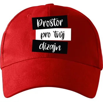 Kšiltovka Dětská kšiltovka s vlastním potiskem Barva: Červená
