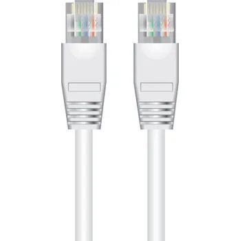 Síťový kabel Sinox SXC7801 1m (Kabel UTP Cat 6 vysoké kvality v bílé barvě, 1m)