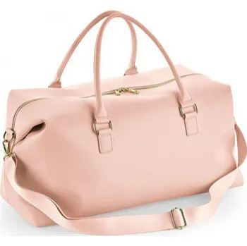 Cestovní taška BagBase Cestovní koženková taška Weekender Boutique 53 x 26 x 24 cm Barva: růžová měkká, Velikost: 53 x 26 x 24 cm BG760