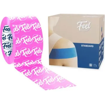 Tejpovací páska FeelTape tejp logo pink 5cm x 5m